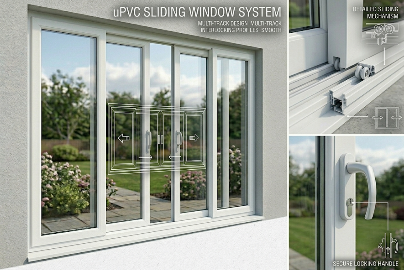 UPVC SLIDING WINDOW