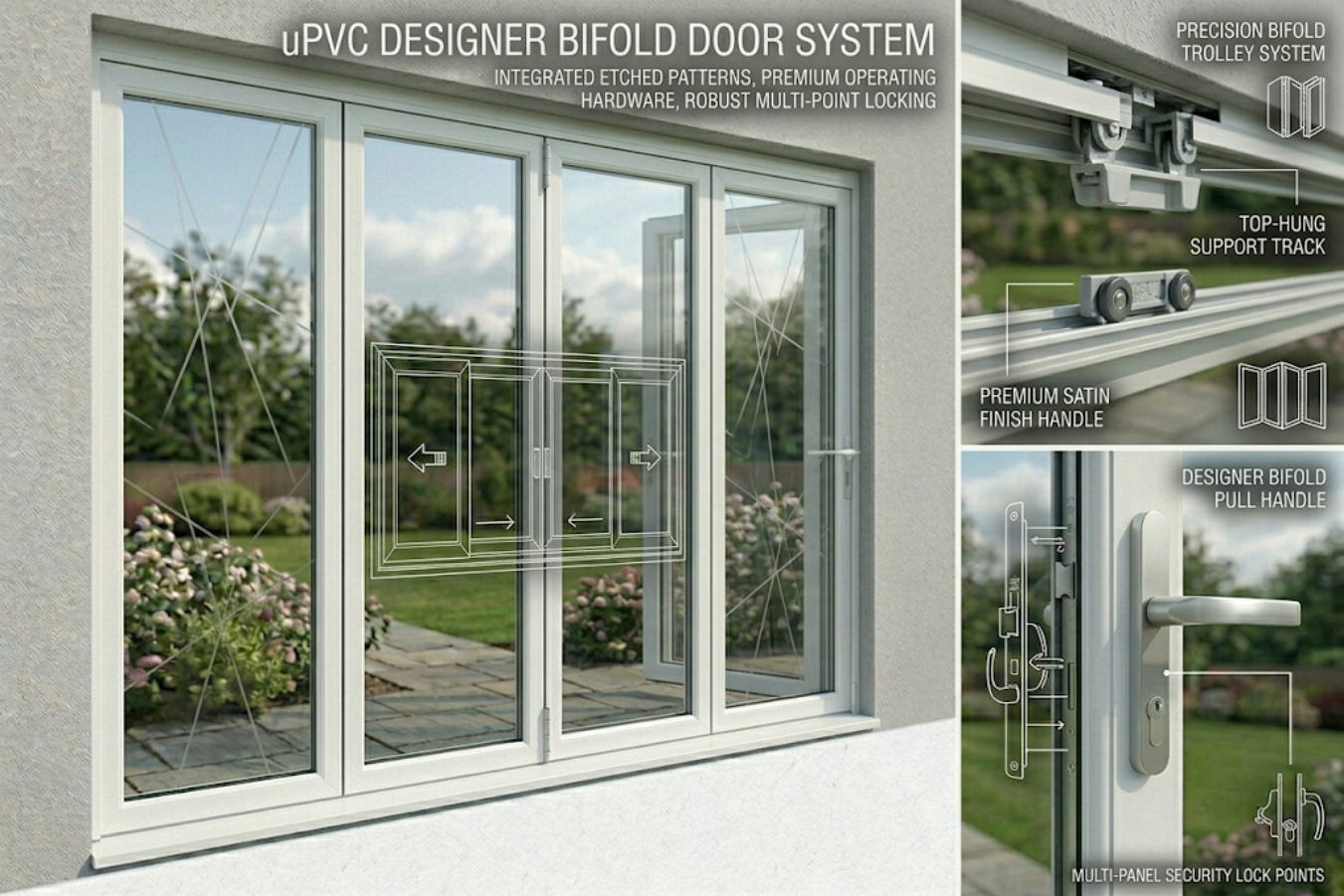 upvc designer door